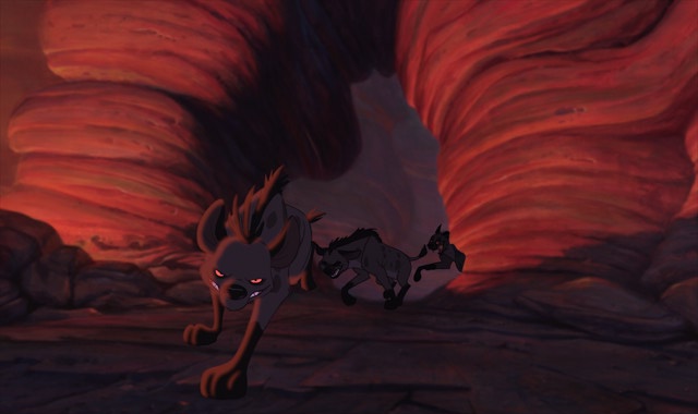 lion king scar hyenas. off after him; Scar stands