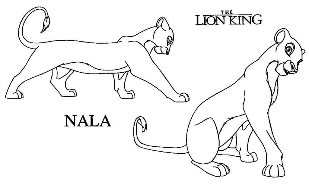 nala lion king coloring pages - photo #32