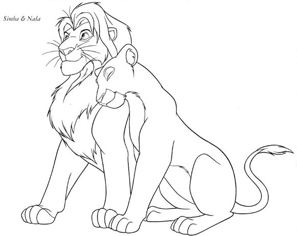 lion king simba coloring pages. Coloring Book: Simba