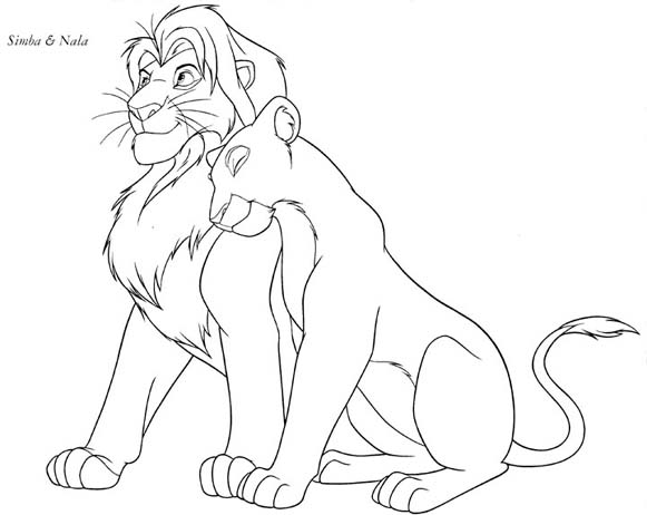 Coloring Book: Simba 