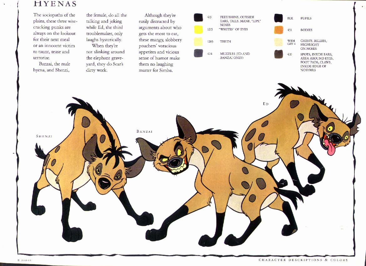 Coloring Hyena