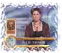 Julie Taymor getting the "Best Costume Design" award