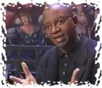 Lebo M. explaining his role in the choreography.