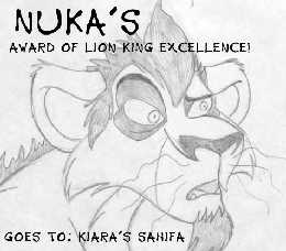 Nuka's Award