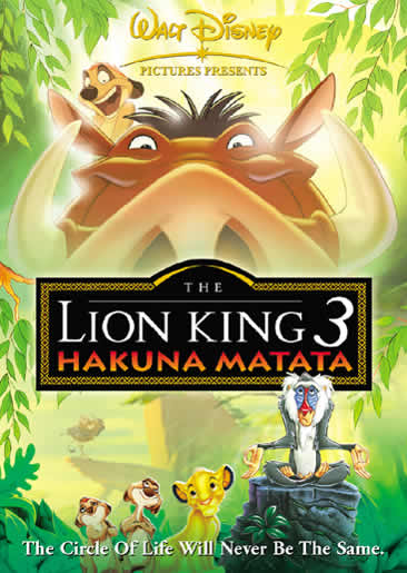 The Lion King 3: Hakuna Matata on DVD and VHS on February 16th, 2004