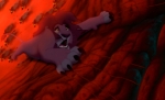 Mufasa Slides Down