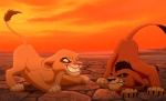Kovu and Vitani Play
