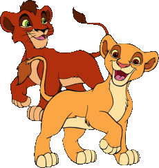 Kovu & Kiara (c) Disney - Color by Jammet