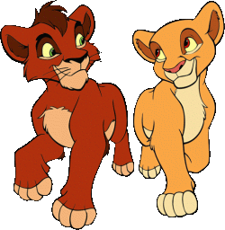 Kiara & Kovu (c) Disney - Color by Jammet