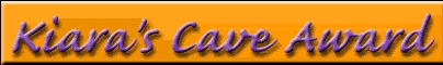 Kiara's Cave award