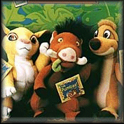 Kiara, Pumbaa and Timon